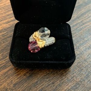 Vintage Ivana Trump Crystal Ring